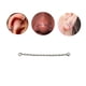 thumbnail image 1 of Cadena Piercing Puente Nasal 35mm Conectora Joya F136 Titanio, 1 of 3