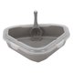 thumbnail image 4 of Bandeja De Arena Para Gatos Con Pala Bandeja De Arena Para Gatos Triangular Bandeja De Arena Duradera Para Gatos Gris, 4 of 5
