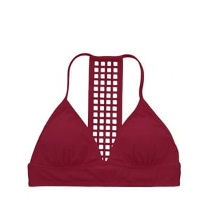 Samia - Bikini Sostén Con Espalda Calada Rojo L