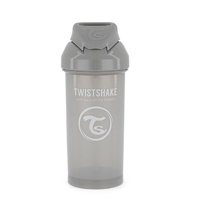 Twistshake - Vaso Con Bombilla Strawcup 360Ml Gris