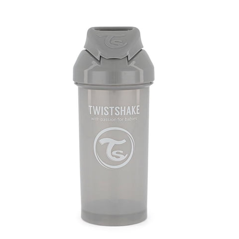 Twistshake - Vaso Con Bombilla Strawcup 360Ml Gris