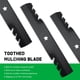 thumbnail image 3 of Cuchillas para cortacésped Grasscool de 48" para mulching, paquete de 3, para Husqvarna, 3 of 8