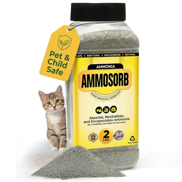 Desodorante Para Arena Sanitaria De Gatos 900 G Eliminador De Amoníaco