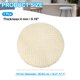 thumbnail image 2 of Funda para taburete Uxcell redonda, fundas elásticas para taburetes lavables, funda de cojín para taburete, funda elástica para asiento de silla de bar, beige 14"-18", 2 of 7