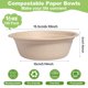 thumbnail image 2 of Tazones de Papel Ocbewua Paquete de 150 - 473 ml - Compostables, 2 of 7