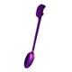 thumbnail image 3 of Utensilios de Acero Inoxidable para Café, Té y Postres, Cucharas, Tenedores, Cuchara Púrpura, 3 of 3