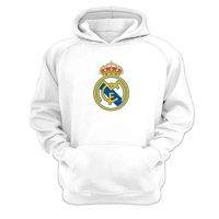 Genérico - Polerón Canguro Real Madrid Blanco Talla Xl Unisex