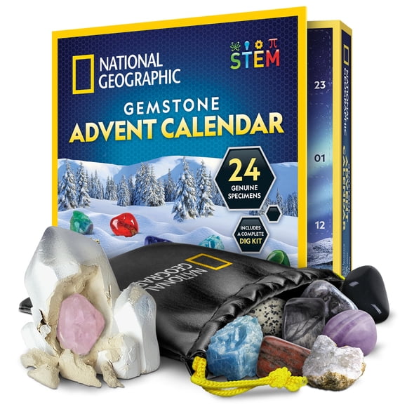 Calendario de Adviento NATIONAL GEOGRAPHIC Gemstone 2024 para niños