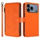 thumbnail image 2 of Funda Cartera Mariposa para [iPhone 18 Pro] con Soporte y Cremallera Naranja, 2 of 6