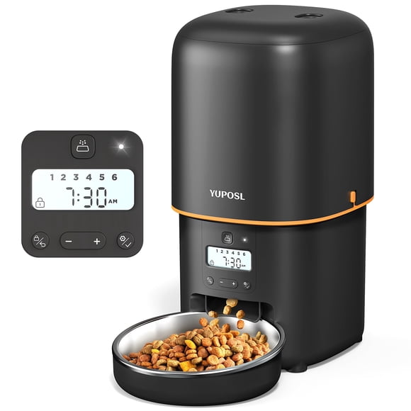 Dispensador Automático De Comida Para Gatos 4l Cronometrado De 1 A 6 Comidas