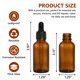 thumbnail image 2 of Botella turvono de vidrio ámbar 30 ml con gotero – Pack de 80, 2 of 7