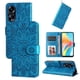 thumbnail image 1 of Funda tipo cartera FOXDOCK para OPPO A98 , diseño girasol en relieve, cuero PU, cierre magnético, soporte y tarjetero, 1 of 5