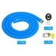 thumbnail image 3 of Uxcell Kit de Manguera de Drenaje de Aire Acondicionado de 5 pies, Conector de Drenaje Universal con Abrazadera, Azul, 3 of 6