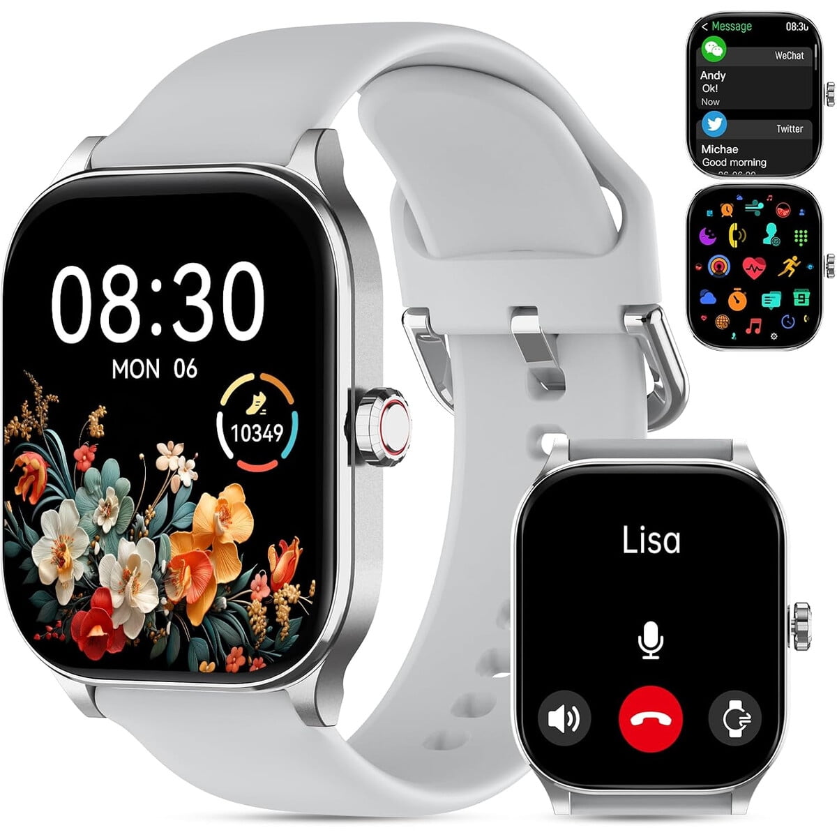Smartwatch Odsslgw P68 2.01 Llamadas Bluetooth Salud