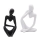 thumbnail image 1 of 2pcs Pensador Escultura Estatuilla Hogar Estatuas Decoración Moderna De Estantería, 1 of 5
