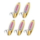 thumbnail image 3 of 5 Piezas Cucharas De Pesca Se?uelos Cebos Y Se?uelos De Lubina Vertical De Metal Oro De Agua Dulce 32g, 3 of 5