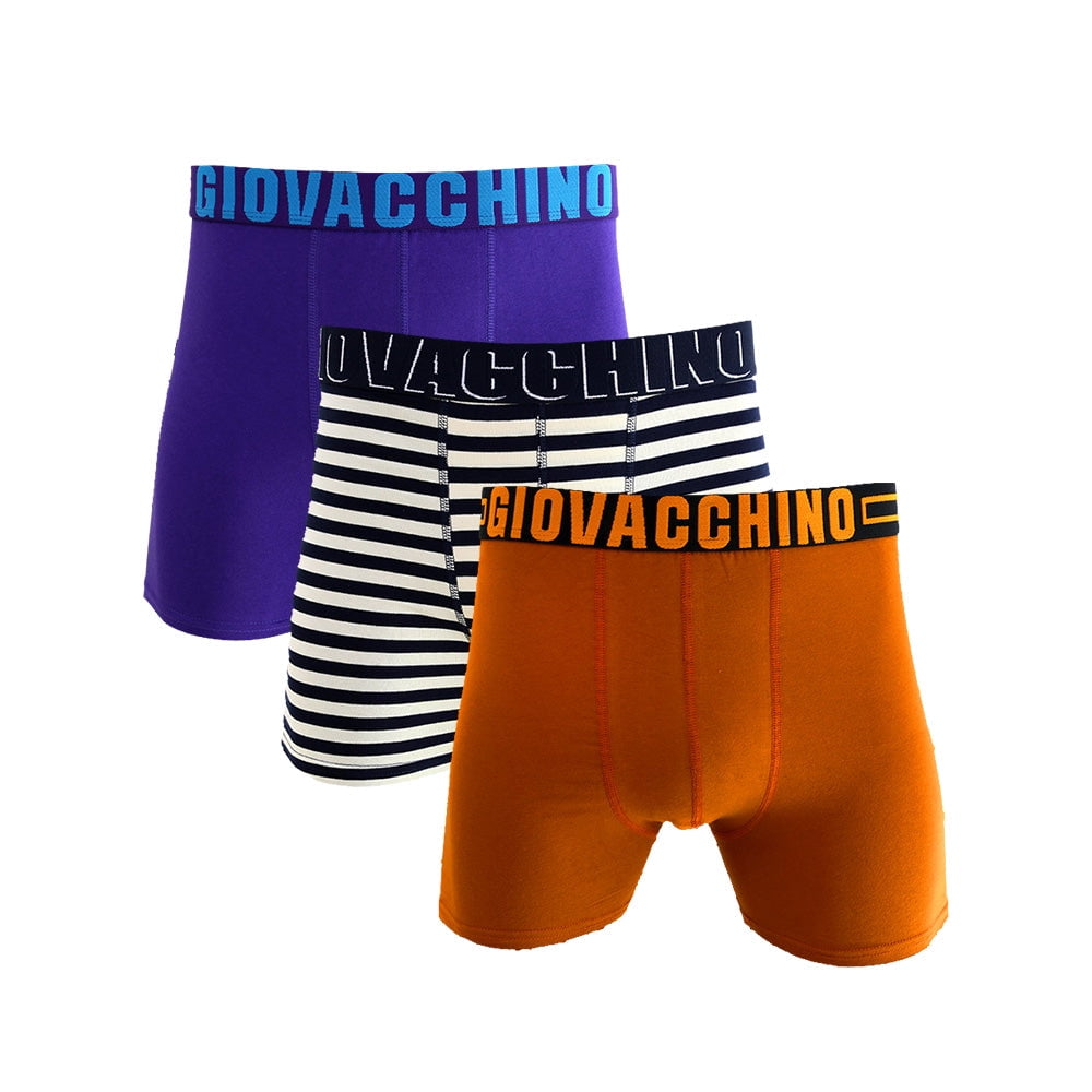 Giovacchino - Pack De 3 Boxer Medio Algodón Hombre