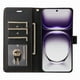 thumbnail image 5 of FOXDOCK Funda tipo Cartera para Realme 13 5G – Cubierta de Cuero PU con Múltiples Ranuras, Bolsillo para Efectivo y Correa de Muñeca, 5 of 6