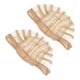 thumbnail image 3 of 2pcs Peluca Que Hace El Casquillo Interior De La Base Ajustable Transpirable Tejido De Encaje De Red Beige, 3 of 5
