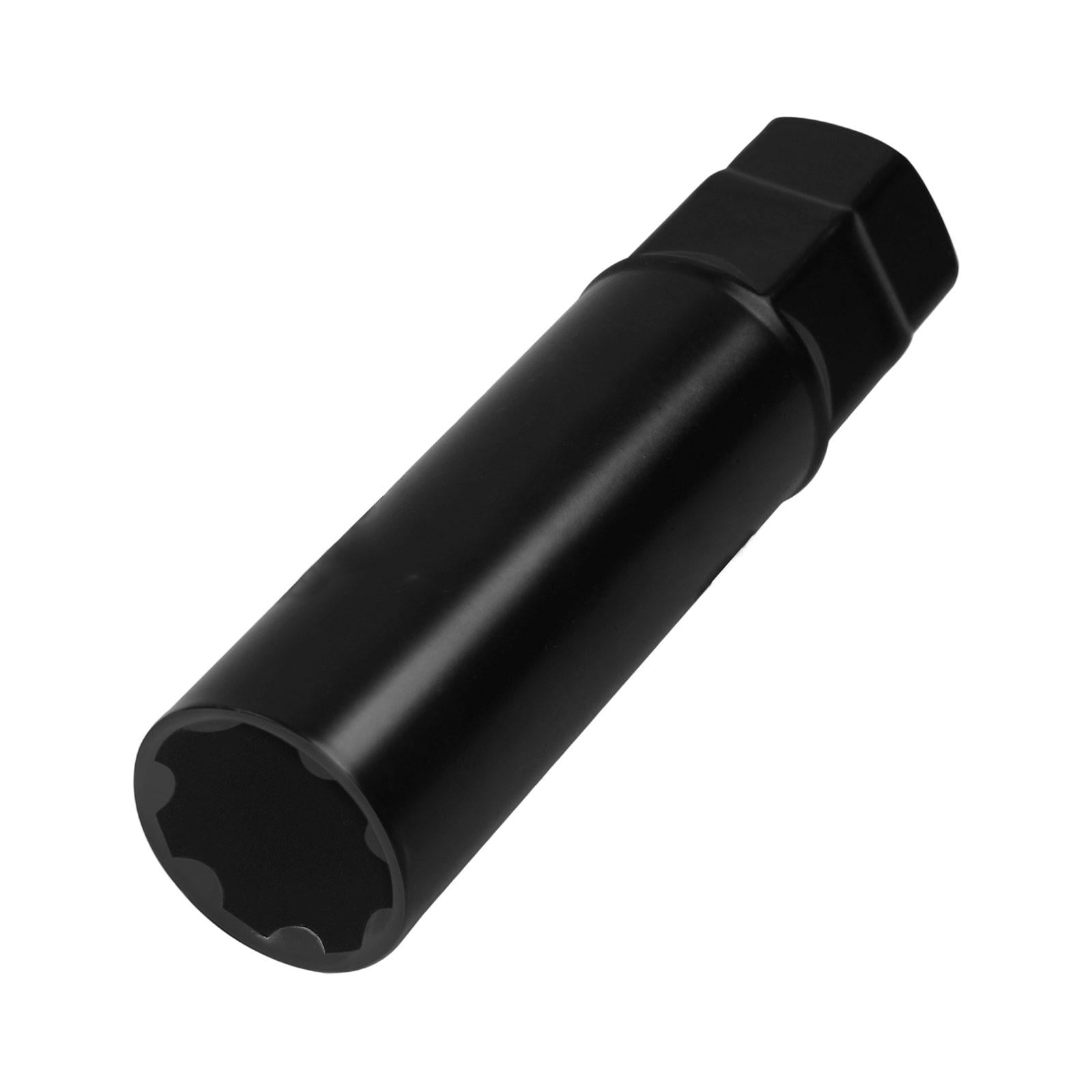 Ioensy - Llave De Vaso Para Afinador De Tuercas De Rueda Llave De Vaso Para Afinador De Tuercas De Rueda Herramientas De Llave De Vaso Para Afinador Estrías Negras De 7 Puntos