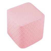 Magideal - Funda Otomana Elástica Fundas Otomanas Reposapiés Cuadrado Funda Elástica Funda Para Reposapiés Otomana, Material Jacquard A Cuadros Grueso, Tela Con Rosa