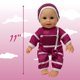 thumbnail image 3 of Muñeca The New York Doll Collection, cuerpo suave, 28 cm, color morado, 3 of 5