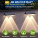 thumbnail image 3 of Luces solares para vallas LIANGLOME 2700/4000/6000 K, 3 modos, paquete de 8, 3 of 6