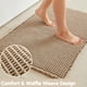 thumbnail image 3 of Alfombra de Baño TYUU Waffle 48x24 cm Beige Antideslizante, 3 of 9
