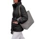thumbnail image 4 of INSPIRE CHIC Chaqueta Acolchada con Cinturón para Mujer Cuello Alto Manga Globo Cremallera Grande Negro, 4 of 6