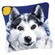 thumbnail image 4 of Kits De Gancho De Pestillo Paquete De Fabricación De Almohadas Con Patrón De Animales DIY 43x43cm Lobo, 4 of 5
