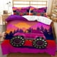 thumbnail image 1 of Pickup Trucks Tractor Boys Quilt Duvet Cover Set Super 3-Piece Bedding Set, 1 of 5
