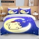 thumbnail image 2 of Kawaii Pom Pom Purin Printed Bedding Set Cartoon Anime Duvet Cover Comforter Pillowcase Boys Girls Children Adults King, 2 of 5