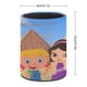 thumbnail image 2 of Pequeños Einstein-theme Cylinder Pen Holder Pencil Organizer with Flannel Lining PVC Leather Material Cardboard Base for study work 10*8CM, 2 of 6