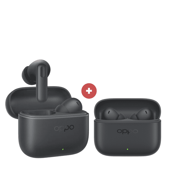 Audífonos OPPO Enco Buds3 Pro Negros, Pack Doble (2 Unidades)