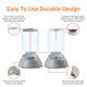 thumbnail image 4 of Comedero de comida y agua AmazonBasics para perros o gatos, tamaño grande, 4 of 5