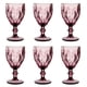 thumbnail image 1 of Set 6 Copas Diamonds Purple 340mL Vino Menaje Cocina Allegra, 1 of 4