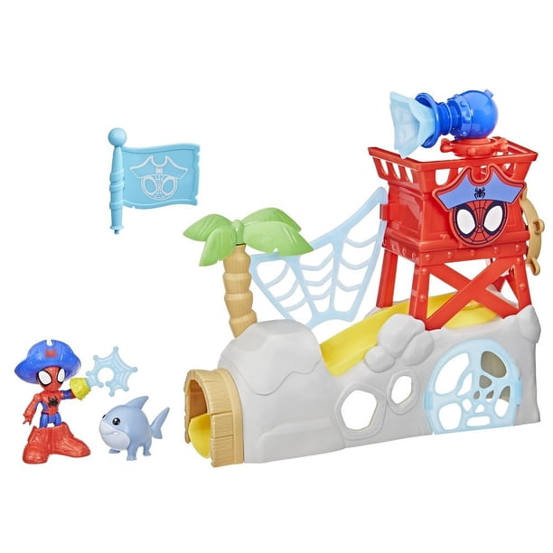 Figura de Acción Set Spidey and his Amazing Friends Water-Webs Isla Spidey
