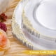 thumbnail image 3 of Platos Plásticos Bestluck 200 piezas Dorado Clear 10,25 y 7,5 pulgadas, 3 of 3