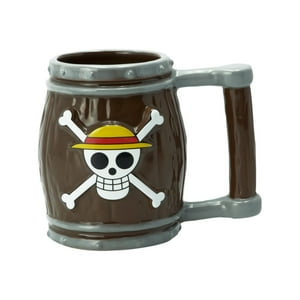 Estoykuku - Tazón 3D Resina Barril One Piece Monkey D. Luffy