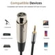 thumbnail image 3 of Cable adaptador XLR hembra a macho de 3,5 mm para sonido HiFi Plug and Play con blindaje para micrófonos, mezcladores y teclados., 3 of 8