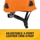 thumbnail image 4 of Casco De Seguridad Dpg22 Orange Type Ii Class E Ratcheting, 4 of 6