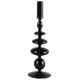 thumbnail image 1 of Candelero Cónico Negro Nórdico Decoración De Centro De Mesa De Candelabro 27x8,5 Cm, 1 of 5