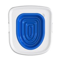 Ioensy - Entrenador De Inodoro Para Gatos, Orinal De Plástico Para El Hogar, Juego De Entrenamiento Para Inodoro Para Gatos, Azul