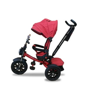 Abmtoys - Triciclo Coche 360 Reclinable Neumáticos Inflables