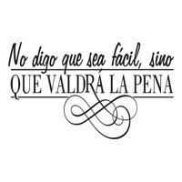 Rienda Libre Graphics - Frase Deco No Digo Que Será Fácil Fr-11052