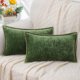 thumbnail image 1 of Xiao Hua Fundas de almohada, 2 unidades, color verde, para sofá - Protectores de almohada de 30*50 cm con cremallera, tamaño estándar, poliéster, para decoración del hogar., 1 of 3