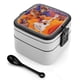 thumbnail image 1 of Coco Fiambrera de Doble Capa, Contenedor de Almuerzo Portátil Apilable, Almacenamiento de Alimentos Hermético a Prueba de Fugas, 1000ml, 1 of 6