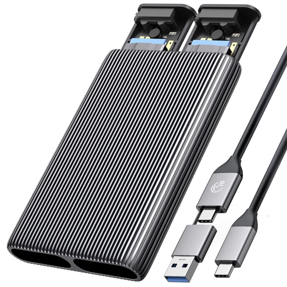 Carcasa SSD M.2 NVMe ORICO Dual Aluminium USB3.2 Gen2 de 10 Gbps