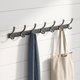 thumbnail image 5 of REGALWOVEN 1 Paquete de Perchero de Pared, Gancho para Abrigos, Perchero para Sombreros, Ganchos de Pared para Colgar en la Entrada, Dormitorio Gris 7 Ganchos, 5 of 5