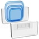 thumbnail image 1 of Caja organizadora NiHome 22 × 12 × 5 cm transparente - paquete de 2, 1 of 7